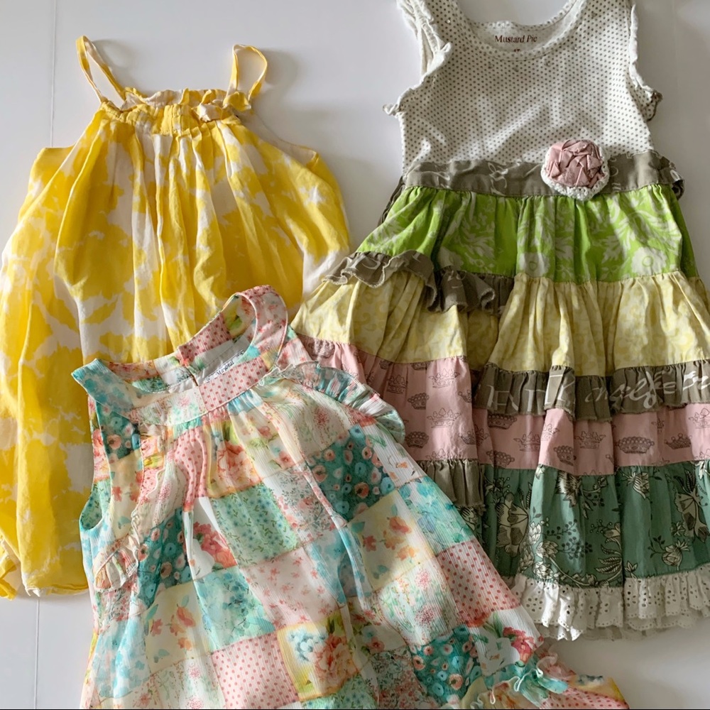 3 piece summer tank Dress Lot. Size 4.